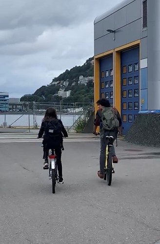 Det er kjekt med billige sykler når man er student, ny i byen og vil utforske Bergen.